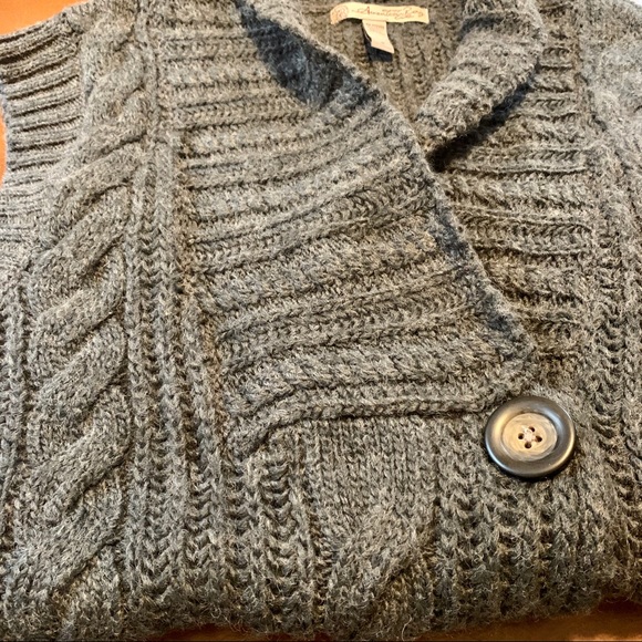 3/15 💚 American Rag Short-sleeve Wool Button Sweater - Picture 10 of 10